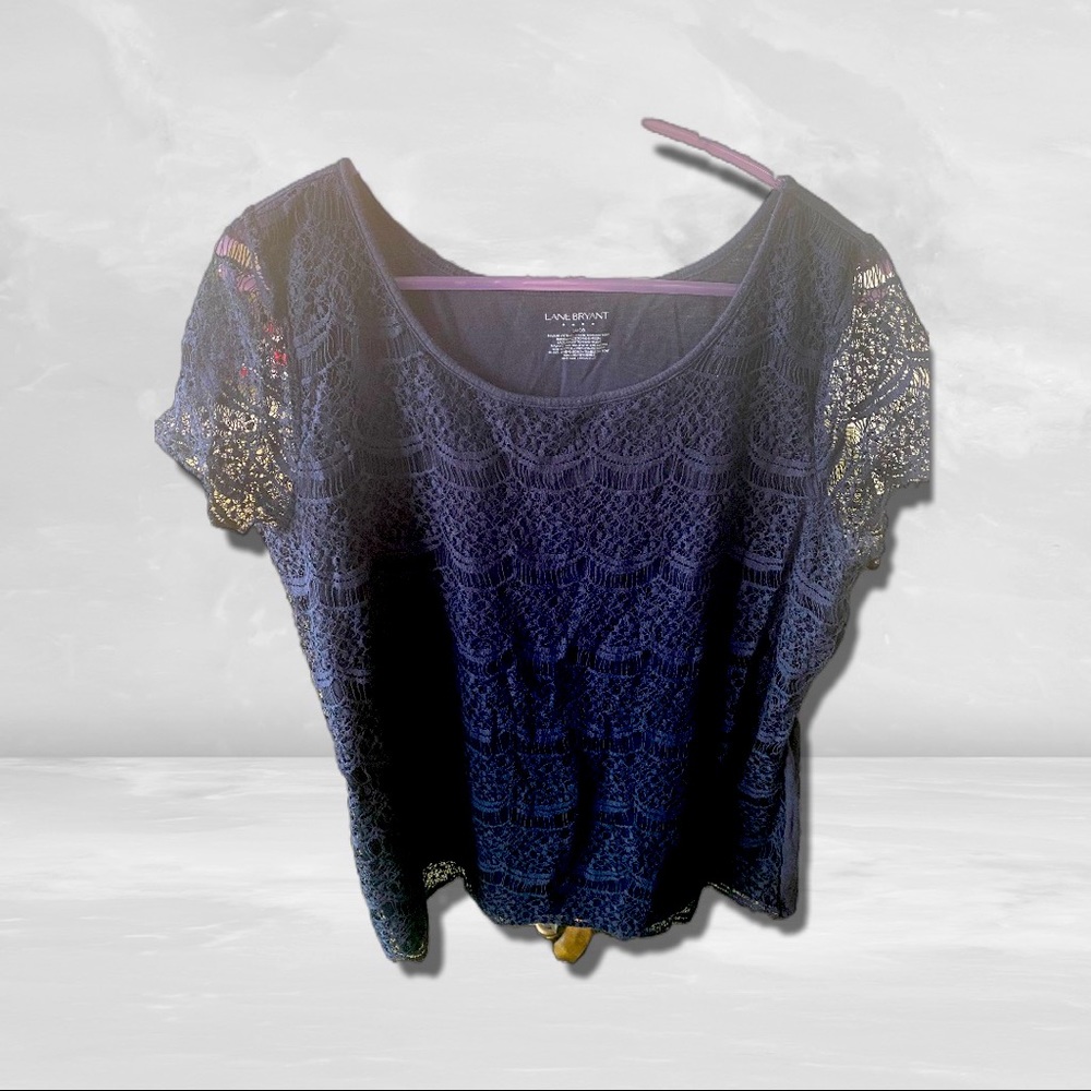Sapphire lace top